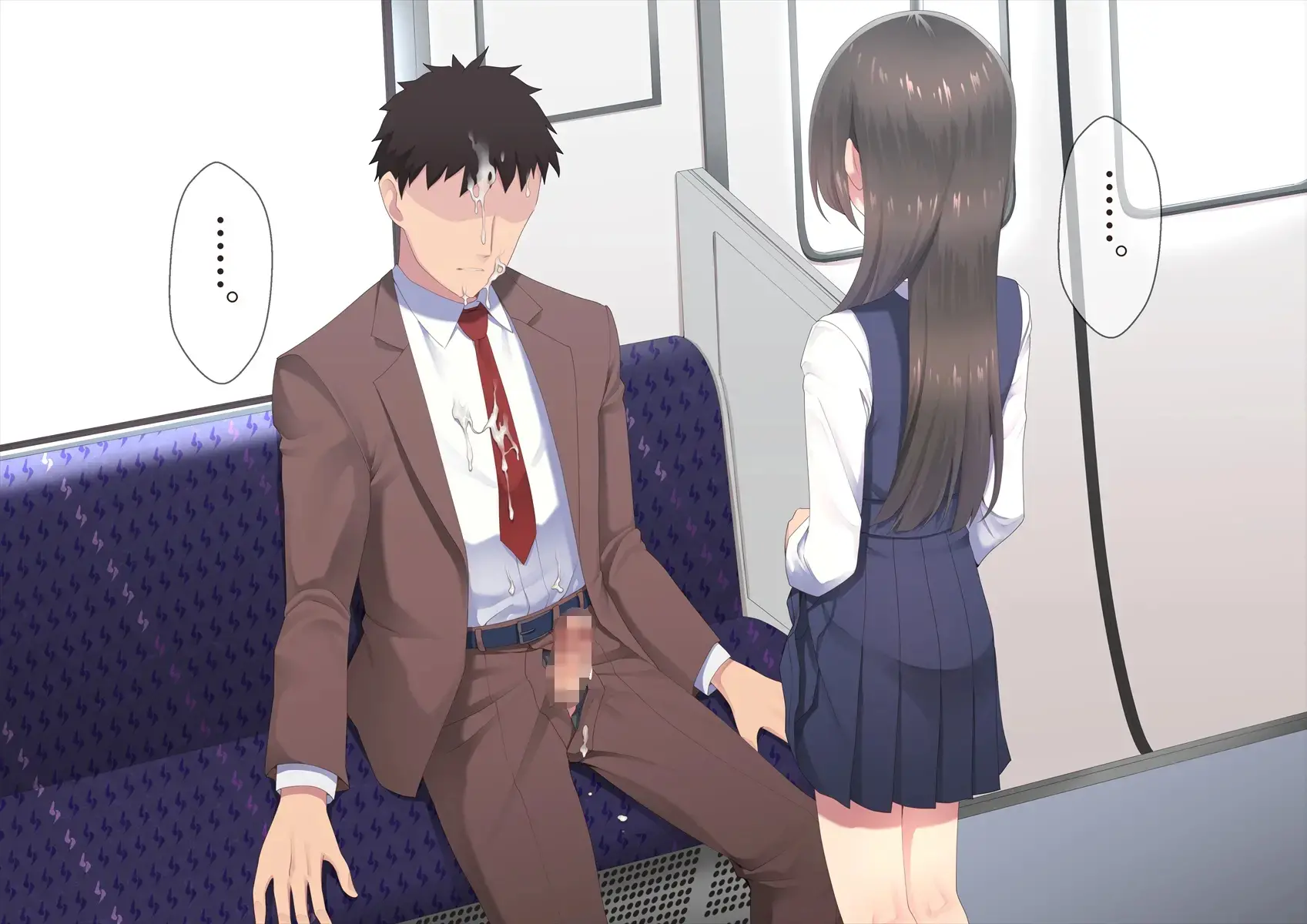 Densha De Bokki O Mitsukeru Otokonoko | 전철에서 발기 자지를 발견한 낭자애